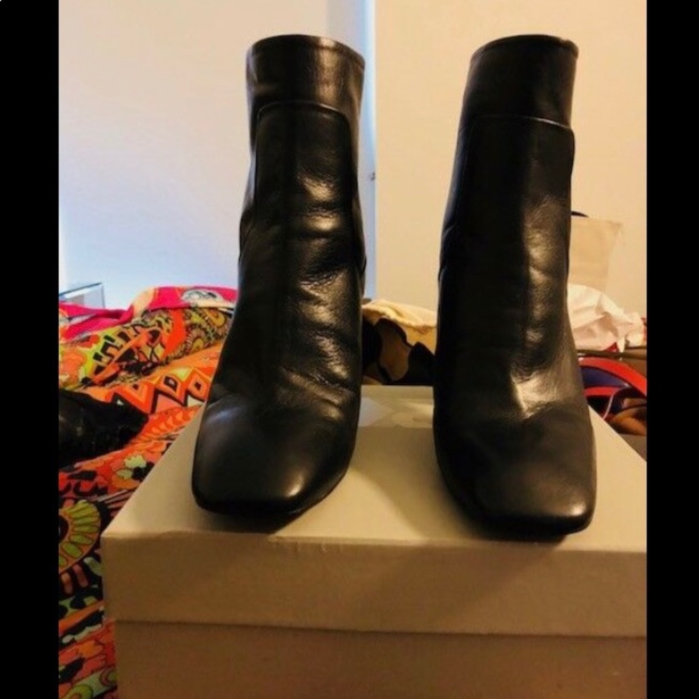 TOPSHOP MUSE STONE HEEL BOOTS